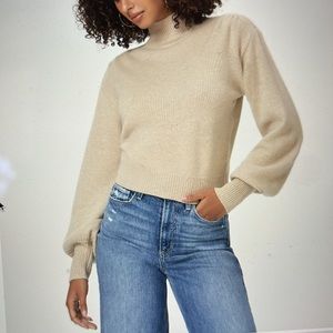 PAIGE Farah Toffee CASHMERE sweater (Large)